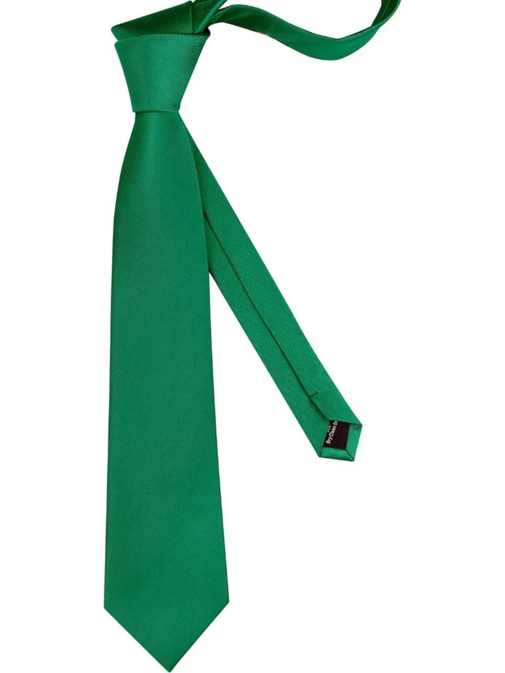 Men's Emerald Green Twill Textured Woven Silk Formal Necktie For Wedding Dress